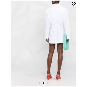 Jacquemus White Layered Shirt Dress